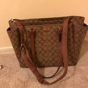 Authentic Coach diaper bag in excellent condition